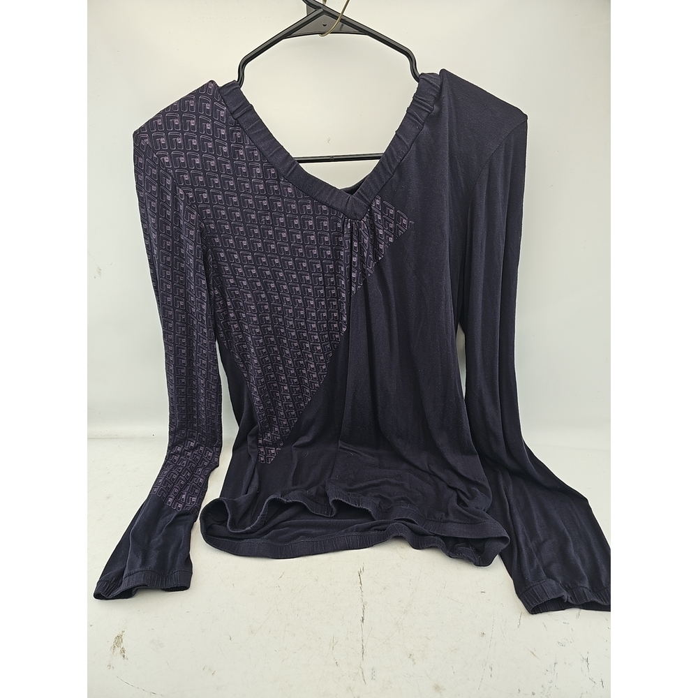 Skunkfunk Graphic Geometric Long Sleeve Top